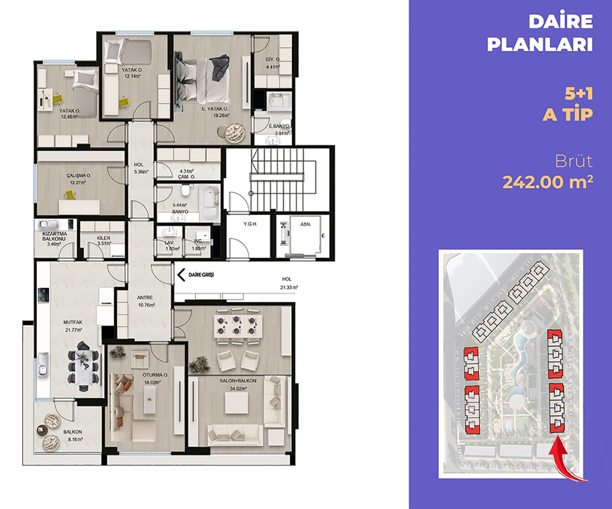 SATILIK DAİRE 