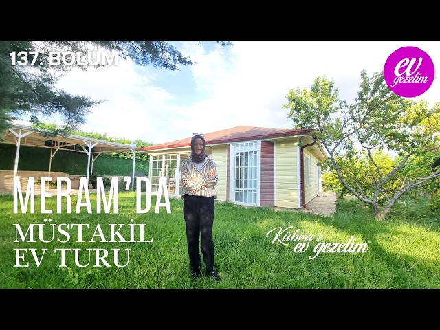 MÜSTAKİL EV TURU. HERKESİN HAYALİ TEK KATLI EV. KOZAĞAÇ MH. MERAM KONYA'DA 1000m²